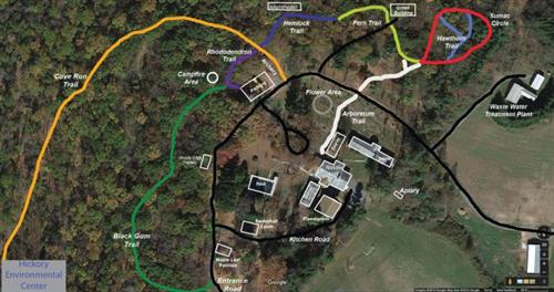 Map of Hickory Facility